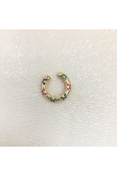 Artikel Colorful Zircon Stone Cartilage Earrings