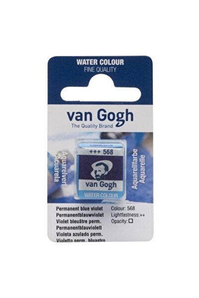 Talens Van Gogh Sulu Boya Tablet Perm. Blue Violet 568 5607454