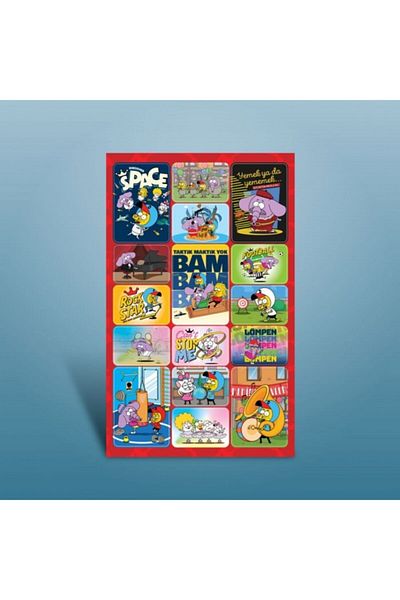 Kral Şakir Coated Sticker Sticker