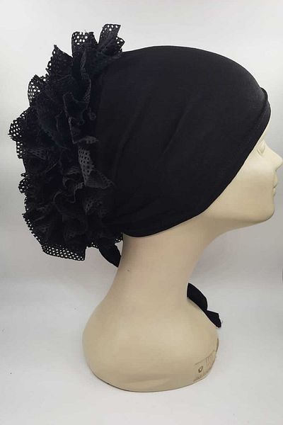 hobimsev Frilly Bun Bonnet