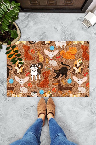 Evsebu Tiny Cute Animals Decorative Door Mat