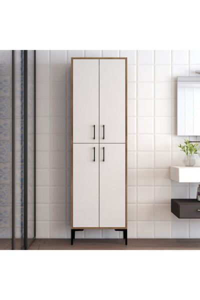 Variant Mobilya Berlin A Çok Amaçlı Dolap - Ceviz / Beyaz