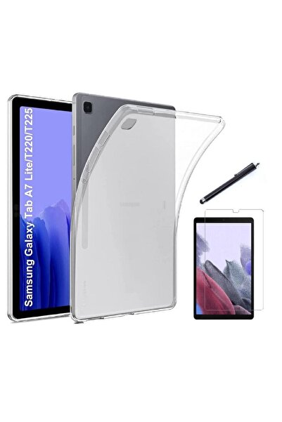 BizimGross Samsung Galaxy Tab A7 Lite Sm-t220 Uyumlu Tablet Kılıfı Ekran Koru...