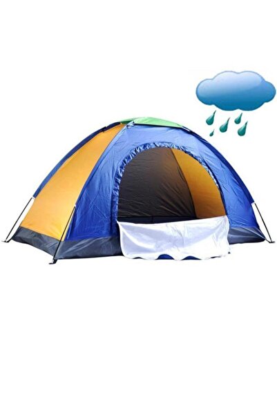 Realx 8 Kişilik Kolay Kurulum Kamp Çadırı 2.2 X 3 X 1.7 Metre Sineklikli Pencereli