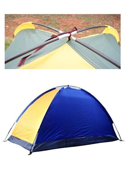 Realx 8 Kişilik Kolay Kurulum Kamp Çadırı 2.2 X 3 X 1.7 Metre Sineklikli Pencereli