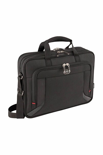 Wenger Prospect 16' Çift Bölmeli Omuz Askılı Laptop Çantası Siyah