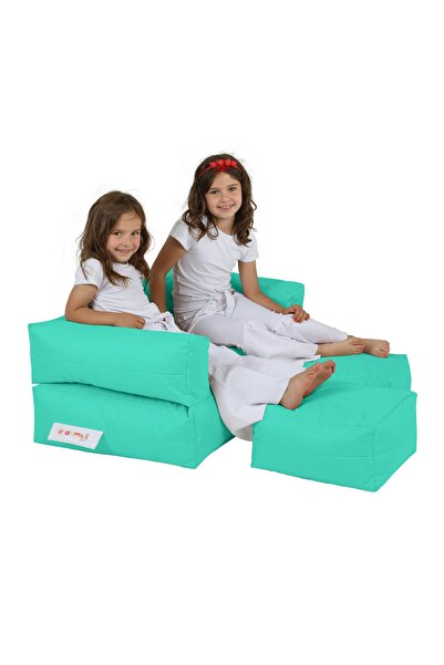 EARMUT Çocuk Ikili Çok Amaçlı Koltuk Turkuaz