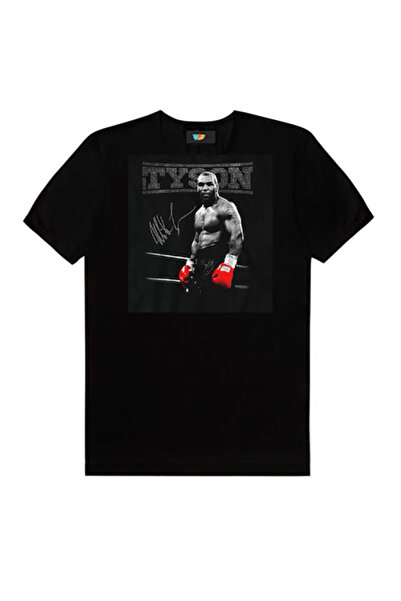 Gala Mike Tyson Siyah Erkek Tişört T-shirt1