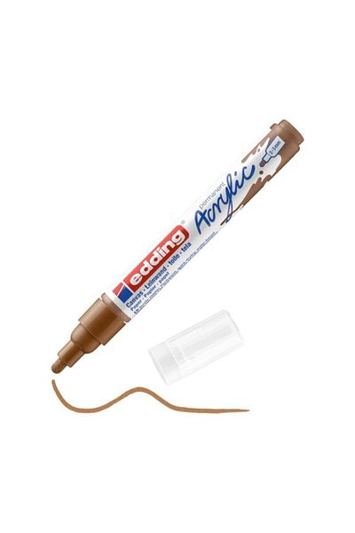 Edding 5100 Medium Tip Acrylic Marker - Hazelnut Brown - 2-3 mm Round Tip