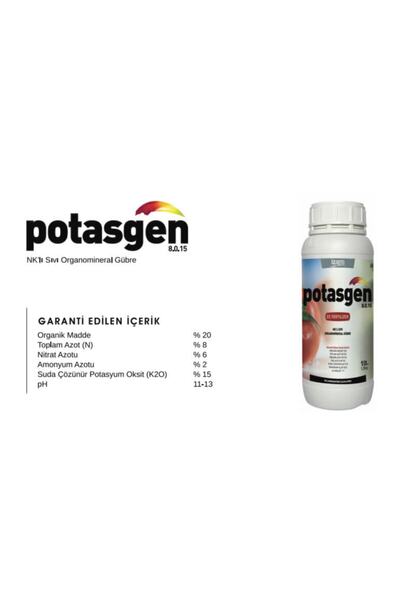 POTASGEN Iztar Meyve Geliştirici Potasyum Yoğunluklu Gübre 1 Litre
