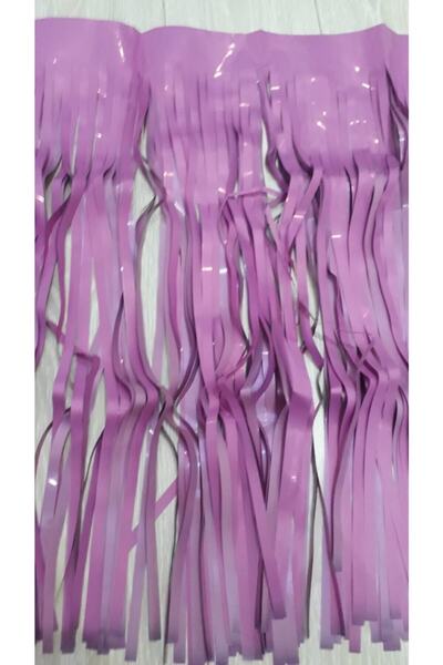 Doğumgünü Marketim Püsküllü Işıltılı Metalize Masa Eteği Pembe