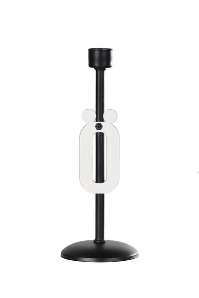 Full Black Candle Holder S