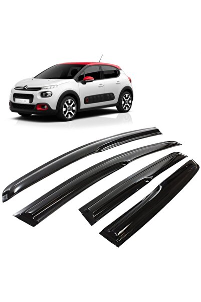 Point Citroen C3 Mügen Cam Rüzgarlığı 2017 Sonrası 4 Lü
