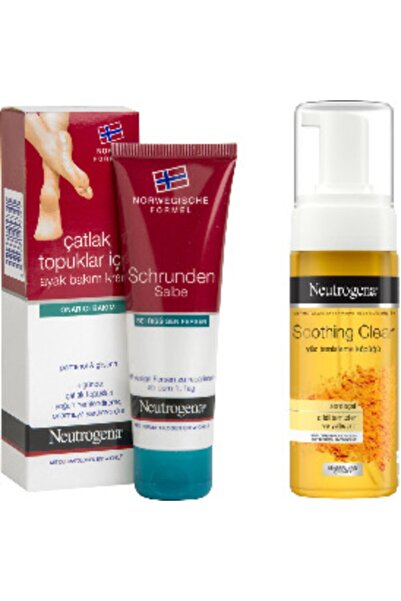 Neutrogena Çatlak Topuklar Için Ayak Bakım Kremi 50ml Ve Soothing Clear Yüz T...