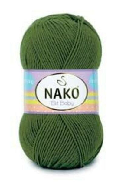 NAKO Elit Baby Bebek Hırkası Kazak Yapmak Için Anti-pilling Acrylic 100 Gr 25...