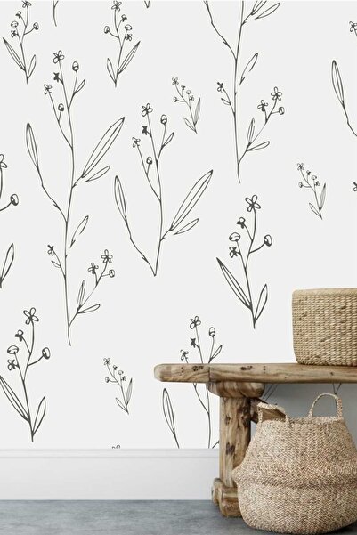 Piksel Grafik Modern Minimal Duvar Kaplama Folyosu