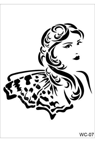 Cadence Stencil Şablon A4 Woman Collection Wc-07 (30x21) Kadın Mo