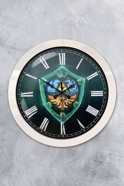 Kasva Concept Gift 36 cm White Metal Cool Wall Clock