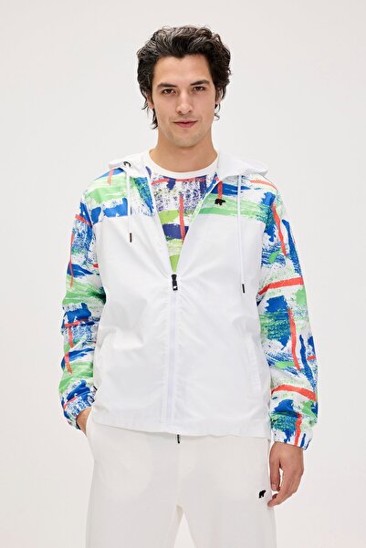 Bad Bear Doyle White Men's Windbreaker - Stylish and Comfortable