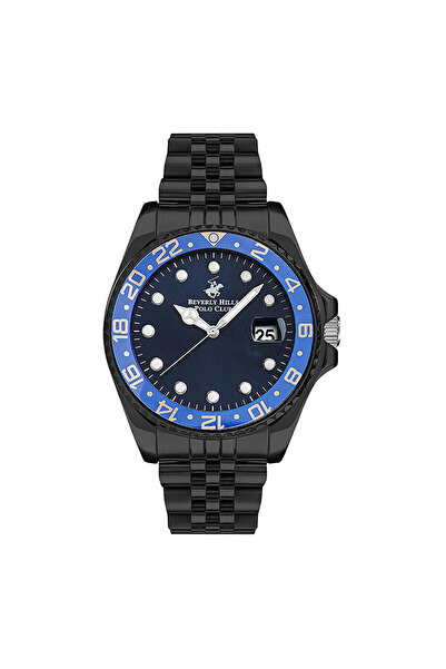 Beverly Hills Polo Club ساعة بيفرلي هيلز بولو كلوب للرجال بمينا زرقاء - BP312...