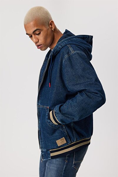 Lee Cooper Ходді Чоловічий 100% бавовна Джинсова куртка Денім