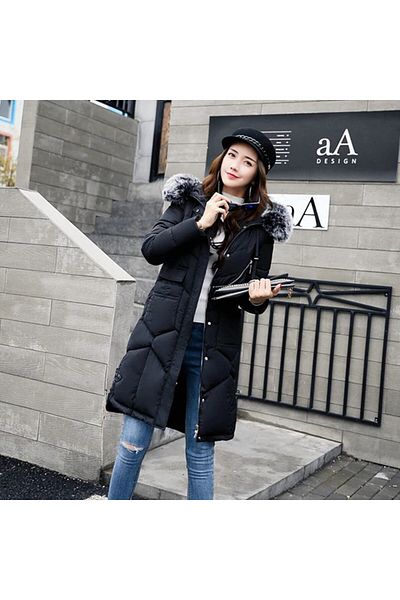Toridas Winter Casual Puffy Damenmantel