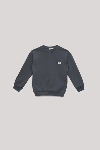 Nebbati Basic Bg Store Boys' Anthracite Sweatshirt