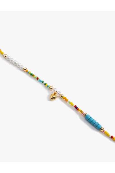 Koton Multicolored Pearl Bead Detailed Bracelet