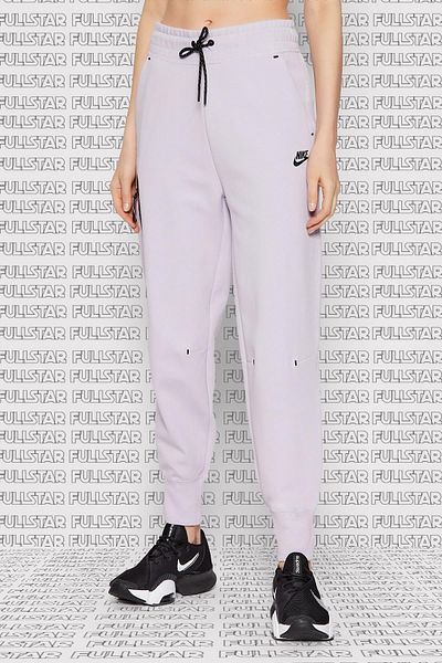 Nike Sportswear Tech Fleece Παντελόνι Loose Fit Γυναικείο Λιλά Φούτερ
