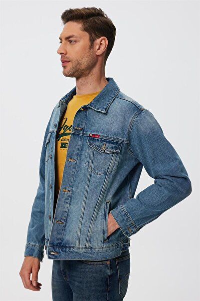 Lee Cooper Puebla 1 Чоловічий 100% бавовняний джинсовий піджак