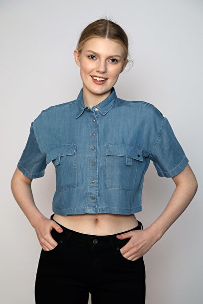 Lee Cooper Дамска дънкова риза Cardy