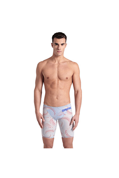 ARENA Powerskin Carbon Air2 Le Jammer Erkek Beyaz Paris 2024 Olimpiyat Yarış Mayosu 006344950