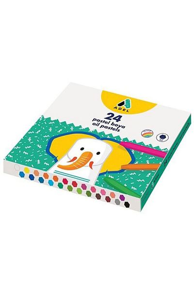 Adel CARTON BOX PASTEL PAINT 24 COLORS -4280867002