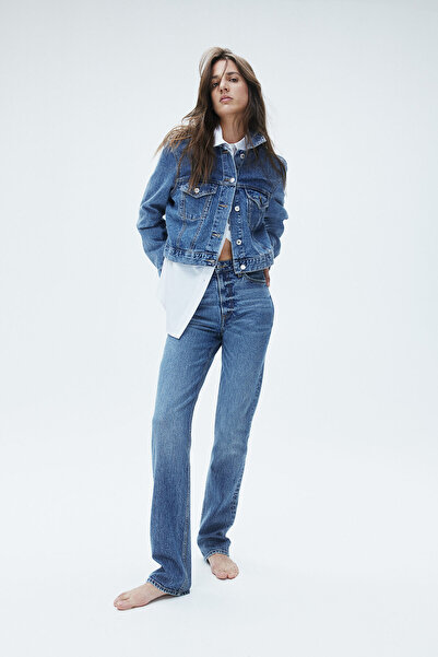 H&M Slim Straight High Jeans