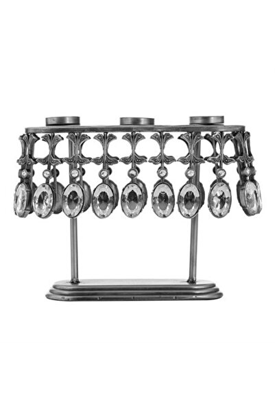 Genel Markalar Raw Taşlı Ayaklı Mumluk 6x20 cm AK.GA0002