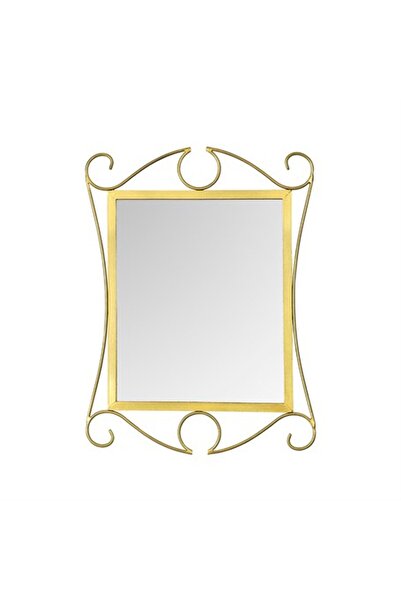 Vitale Ferforje Duvar Aynası Sarı 60 cm AK.FE0001