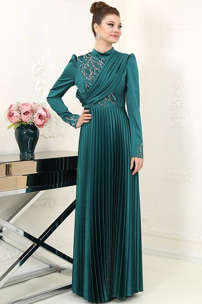 Modaviki Βραδινό Φόρεμα Emerald Orchid - Μοντέλο SN72