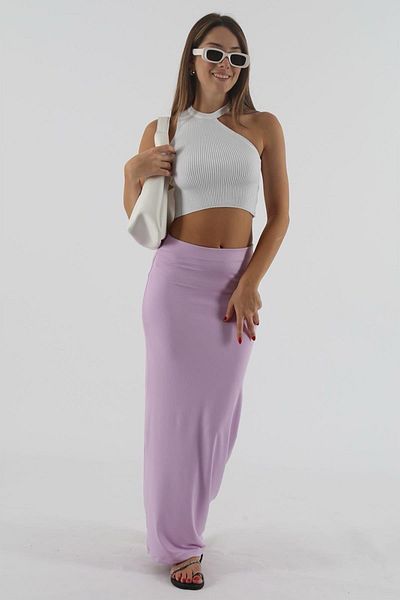Madmext Lila Maxi Basic Rock MG1890