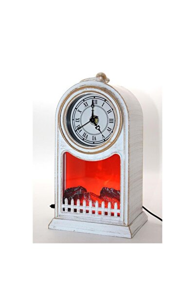 Genel Markalar Led Işıklı Saatli Şömine