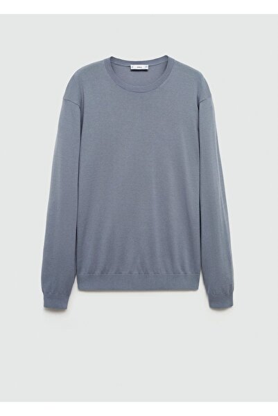 MANGO Man %100 pamuklu ince triko kazak