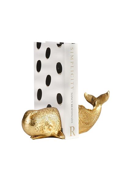 Vitale Whale Book Holder Gold Ak.Id0116