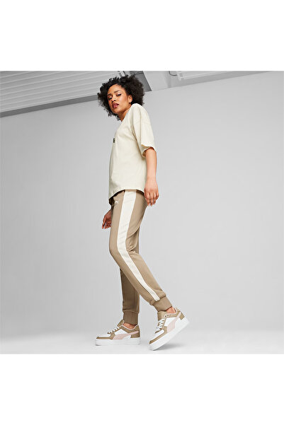 Puma Iconic T7 Track Kadın Bej Antrenman Eşofman Altı 62799567