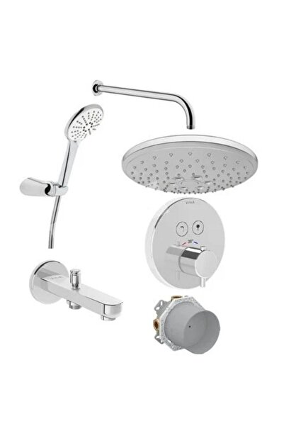 Artema Aquaheat Ankastre Termostatik Duş Seti Krom A49293