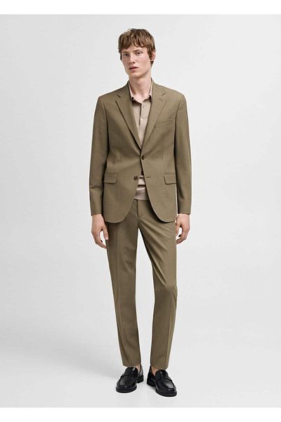 MANGO Man Μπουφάν Comfort Stretch Fabric Slim-Fit Blazer