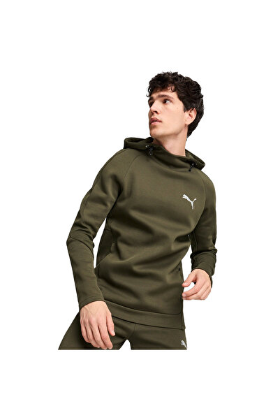 Puma Evostripe Erkek Yeşil Günlük Stil Sweatshirt 68169970