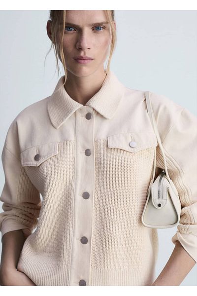 MANGO Woman Knit Jacket --