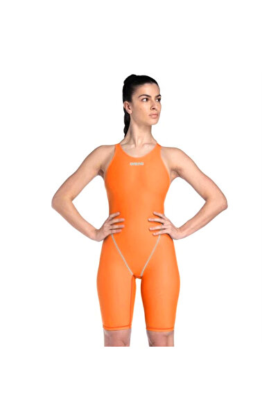 ARENA Powerskin St Next Le Ob Kadın Turuncu Yarış Mayosu 006349403
