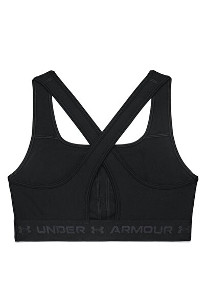 Under Armour Women's Ua Crossback Mid Bra Black 1361034 -001