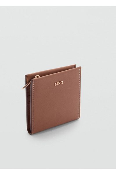MANGO Woman Portemonnaie mit geprägtem Logo