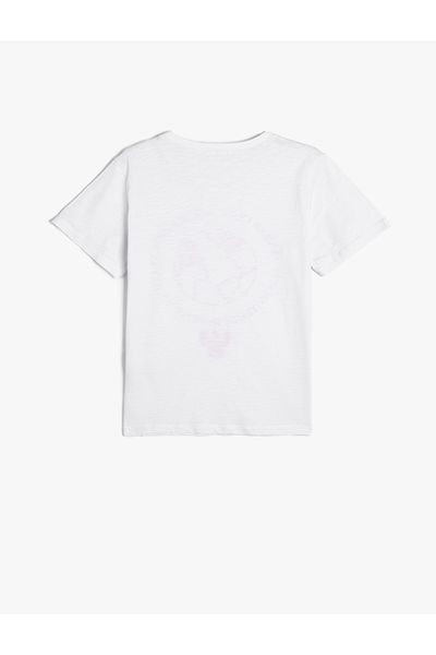 Koton 23 April Printed Cotton T-Shirt - Crew Neck, Short Sleeve